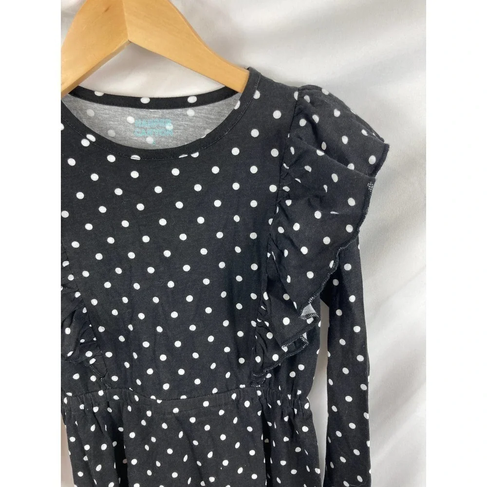 NWOT Harper Canyon Polka Dot Ruffle Dress 6